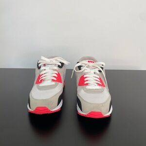 Nike Air Max 90 Red and White Shoes